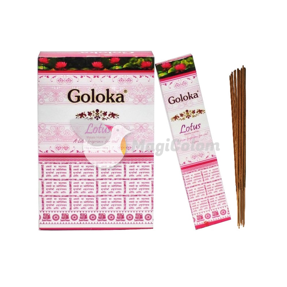 Incienso Goloka Premium Lotus