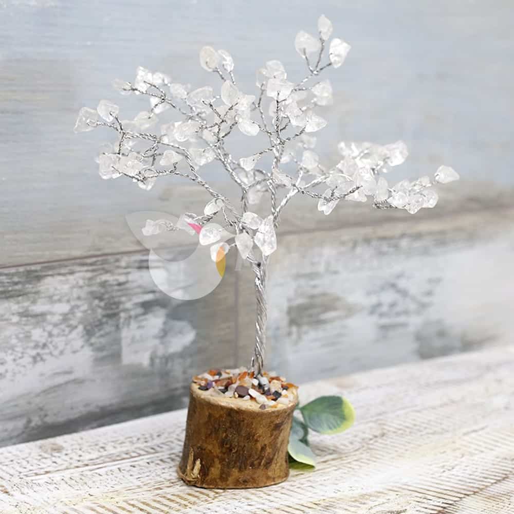 Árbol de mineral Feng Shui Cuarzo Cristal