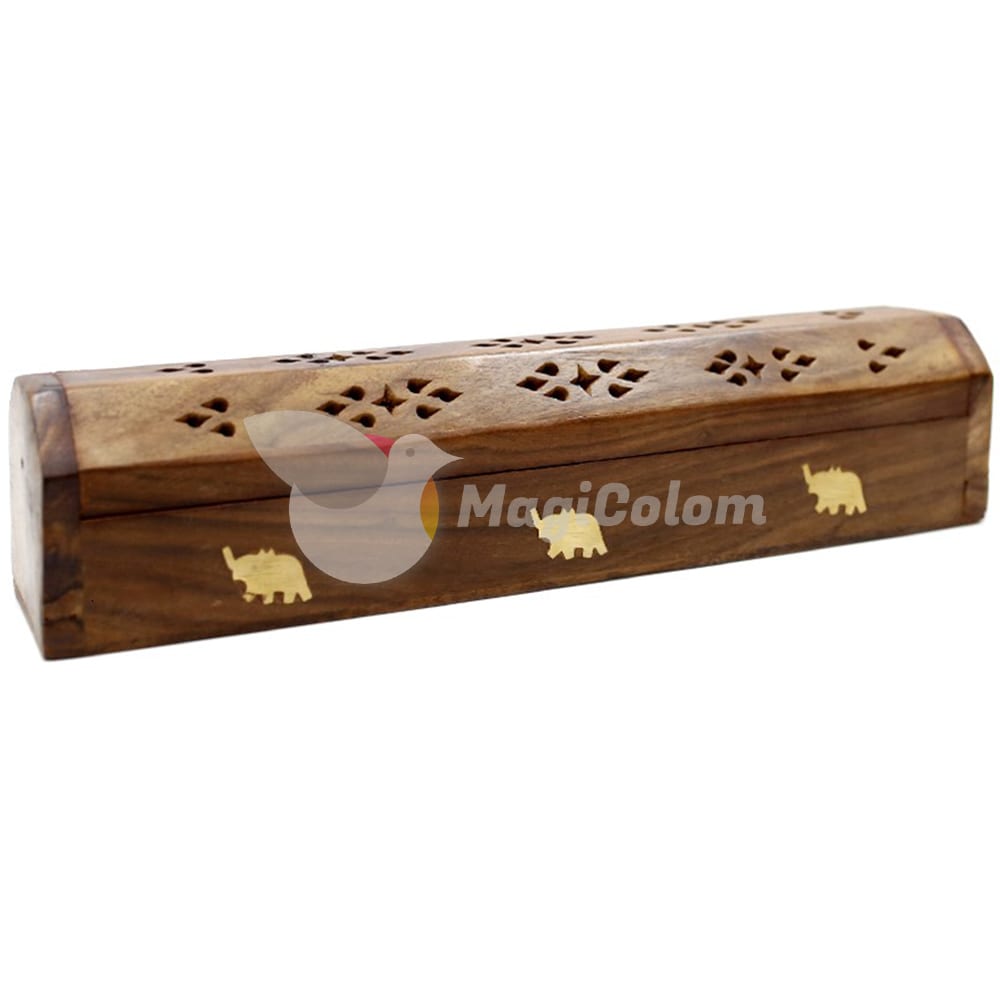 Caja de humo madera Elefante