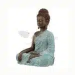 Figura Buda Tailandés Marrón y Turquesa Amor