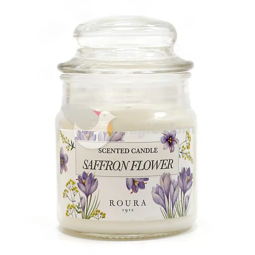 Vela botánica aroma Saffron Flower