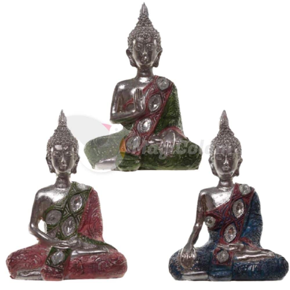 Buda de metal Tailandés Postura de Loto