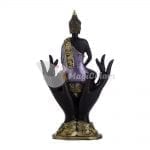 Figura Buda Tailandés Sentado Sobre Manos