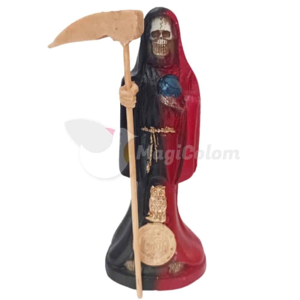 Figura Santa Muerte Roja y Negra