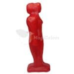 Vela Pareja Separación Hombre-Mujer Roja 18cm