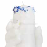 Velón mano poderosa blanca 1