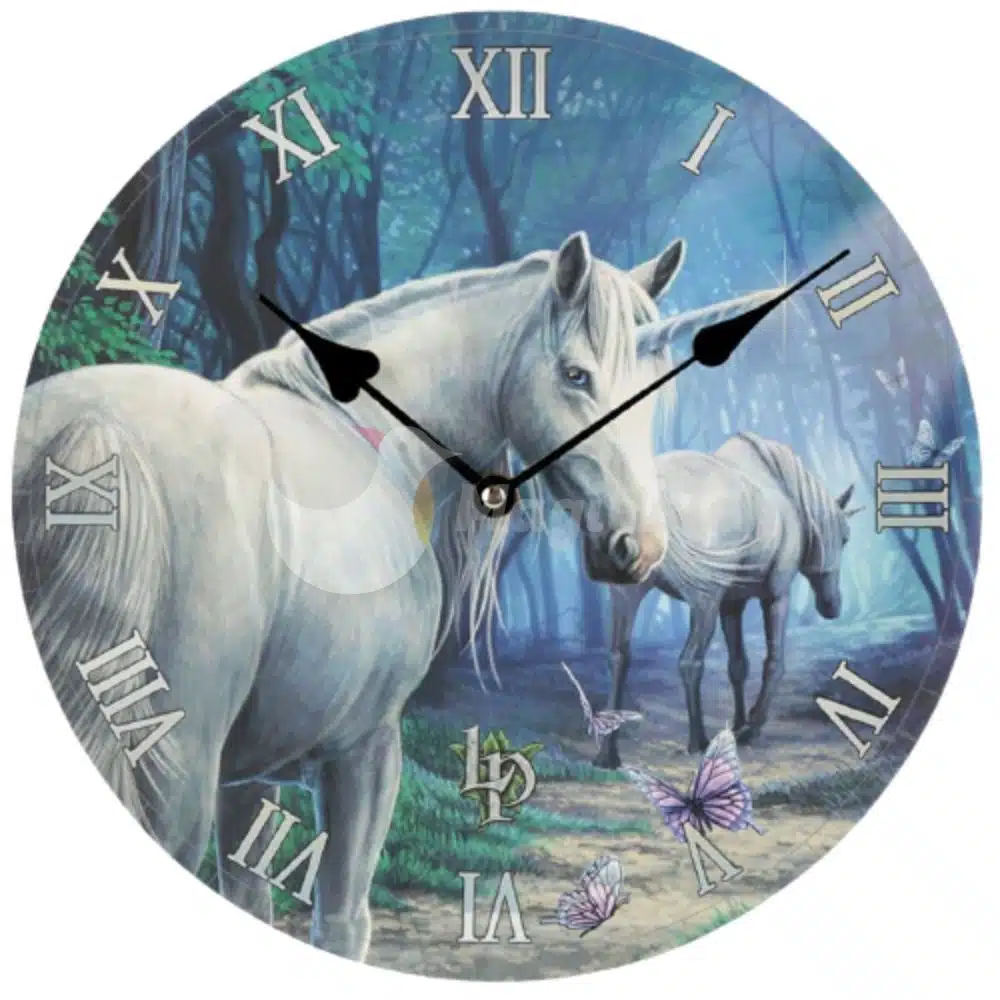 Reloj de Pared Unicornio Paseando