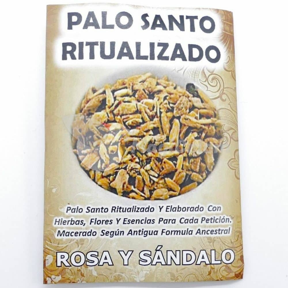 Polvo Palo Santo Rosa y Sándalo