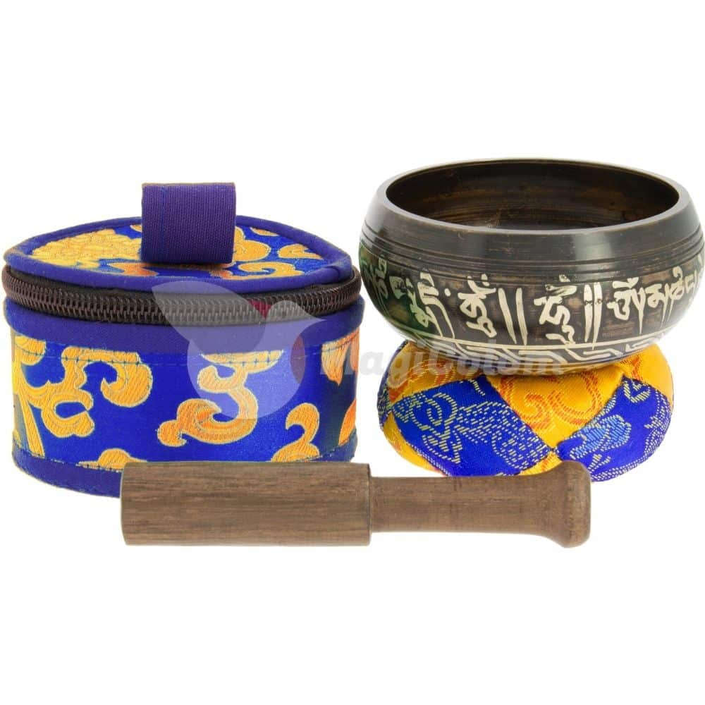 Cuenco Tibetano de Viaje Negro 7,5 cm