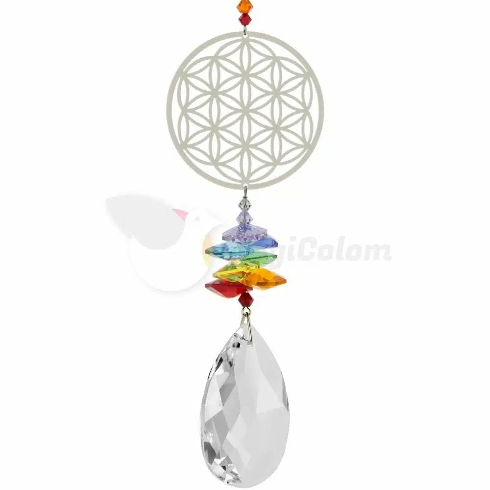 Fantasía de Cristal Flor de la Vida Grande