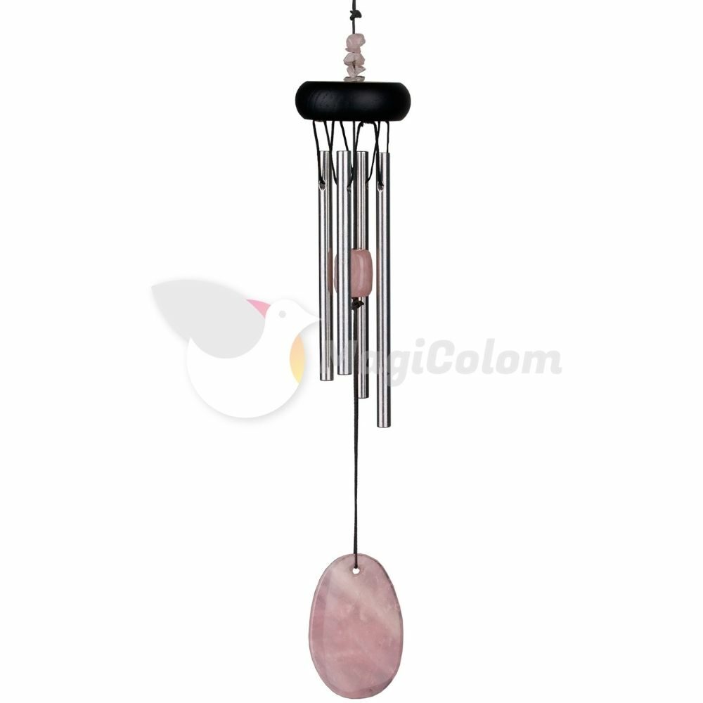 Campana de Viento Cuarzo Rosa Precious Stones