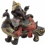Ganesha con Banco de Pavo Real 3