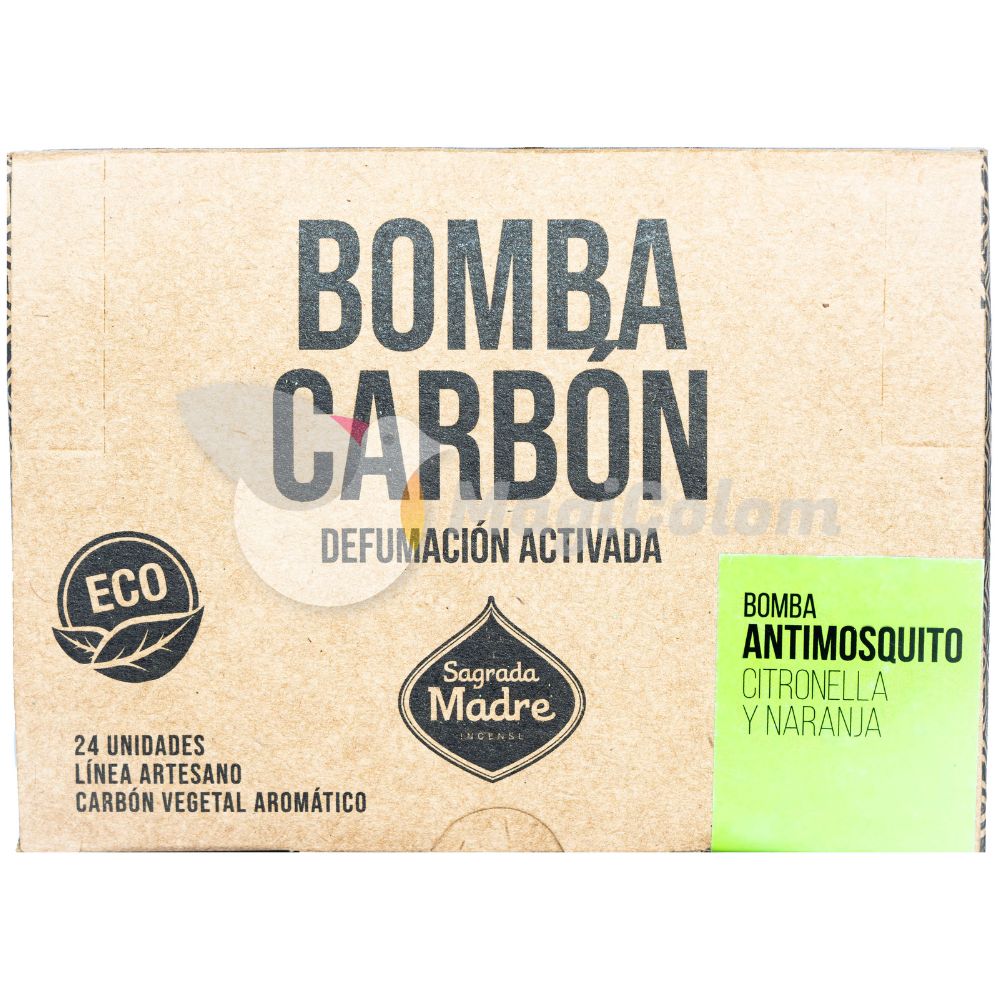 Bomba Carbón Defumación de Citronela 1