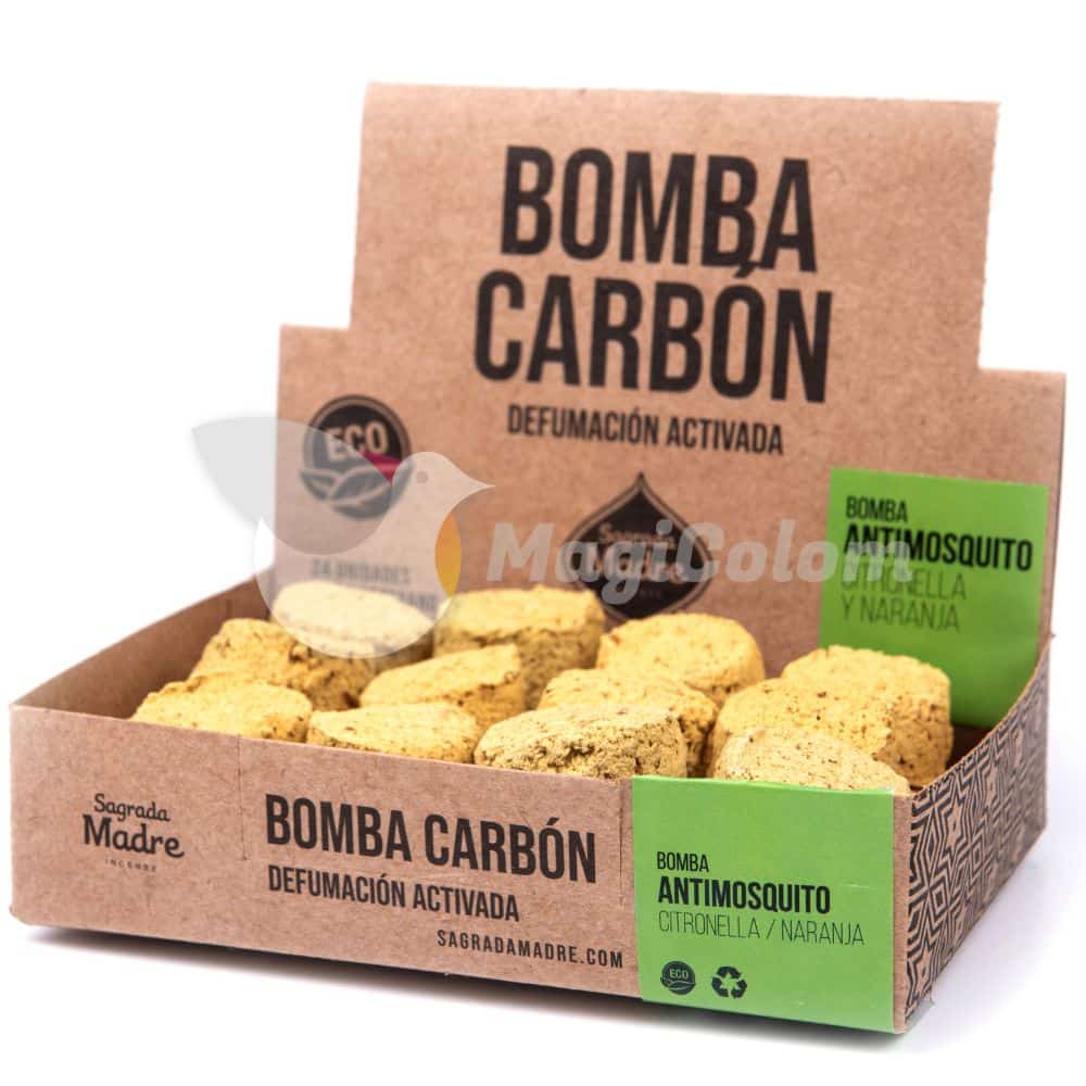 Bomba Carbón Defumación de Citronela 2
