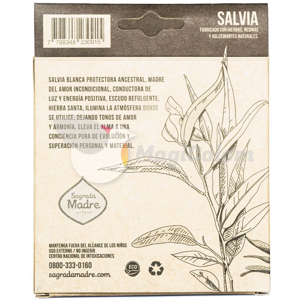 Pastilla Defumación Activada con Salvia 3