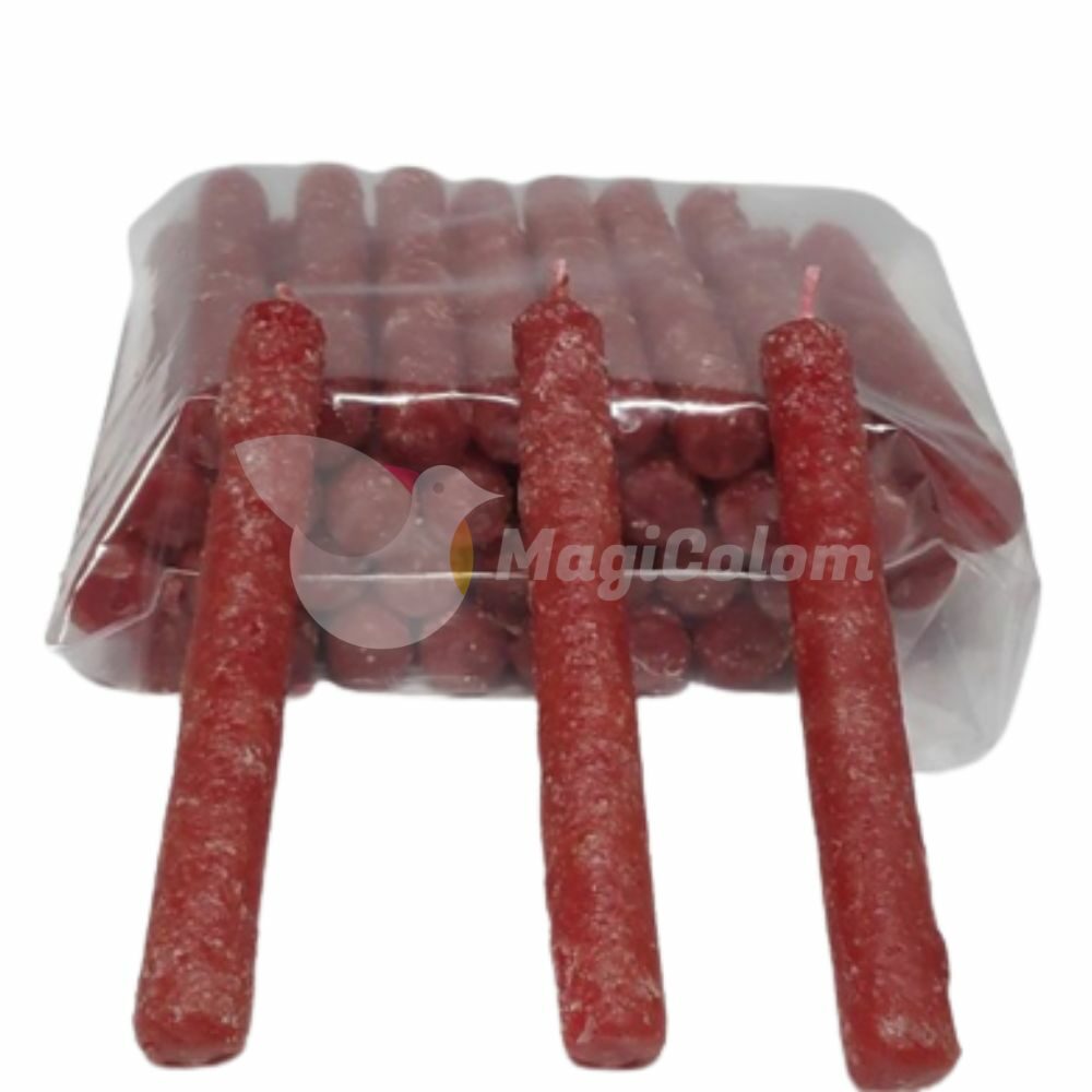 Vela de Azúcar y Canela Roja
